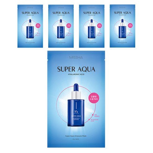 MISSHA Super Aqua Ampoule Mask 28g X 5ea - TIANSHOP