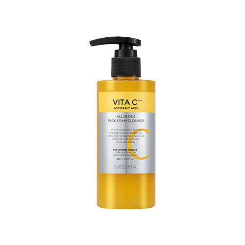 MISSHA Vita C Plus All In One Pack Foam Cleanser 200ml - TIANSHOP