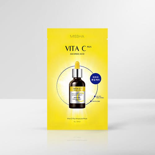 MISSHA Vita C Plus Ampoule Mask 27g X 5ea - TIANSHOP