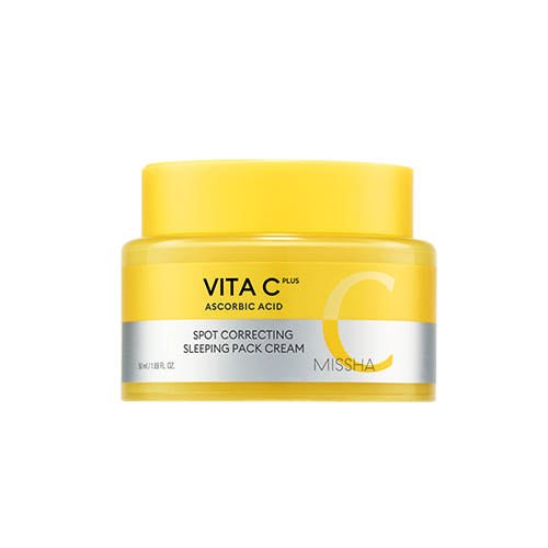 MISSHA Vita C Plus Spot Correcting Sleeping Mask Pack Cream 50ml - TIANSHOP