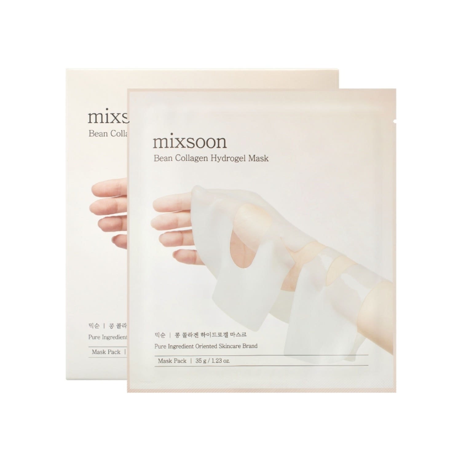 mixsoon Bean Collagen Hydrogel Mask 35g X 5ea - TIANSHOP