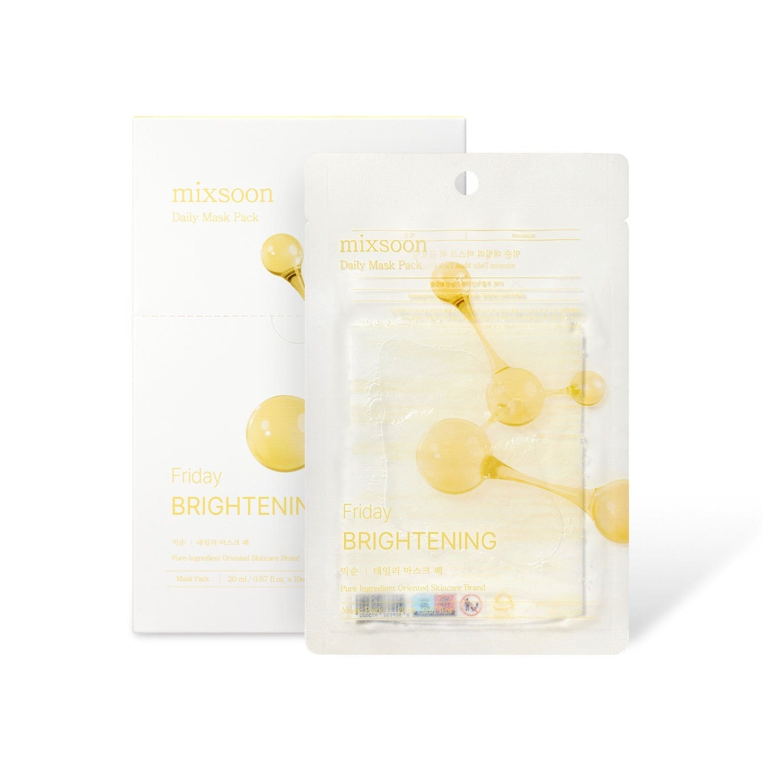 mixsoon Daily Mask Pack Friday 20ml X 10ea - TIANSHOP