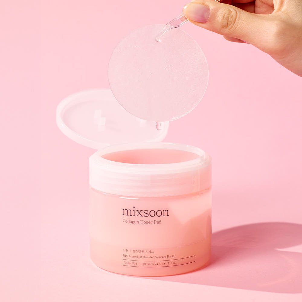mixsoon PDRN Collagen Toner Pad 110ea/170ml - TIANSHOP