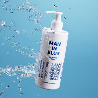 [NATURE REPUBLIC] Man In Blue All In One Wash 350ml - TIANSHOP