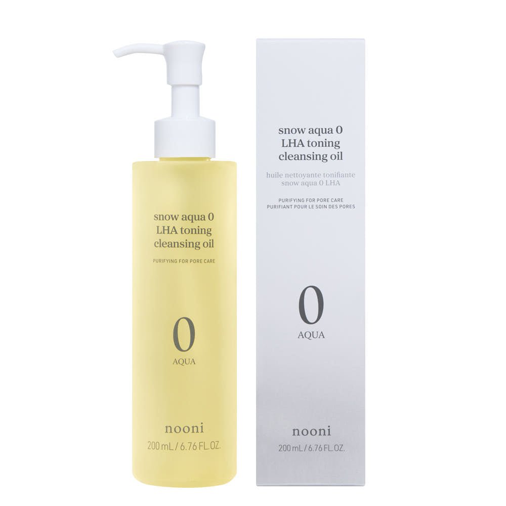 nooni Snow Aqua 0 LHA Toning Cleansing Oil 200ml - TIANSHOP