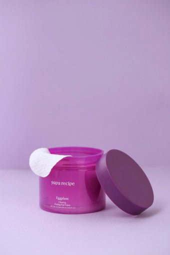 papa recipe Eggplant Clearing Peeling Pad Toner 255ml(70 Pads) - TIANSHOP