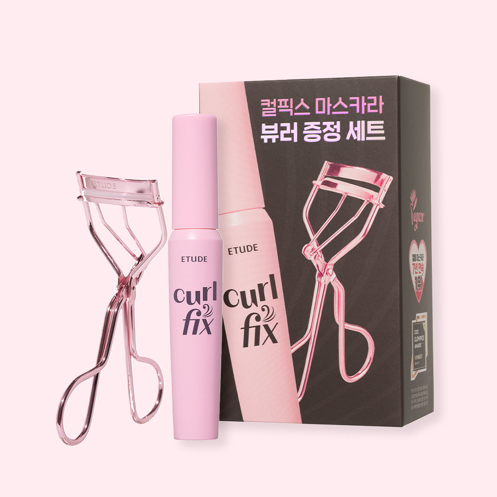 ETUDE Комплект спирала Curl Fix и извивач за мигли