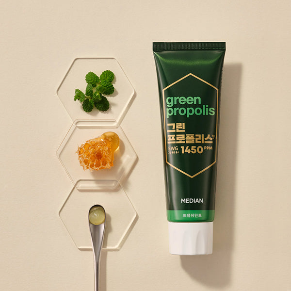 MEDIAN Green-Propolis Паста за зъби Свежа мента 100г*3