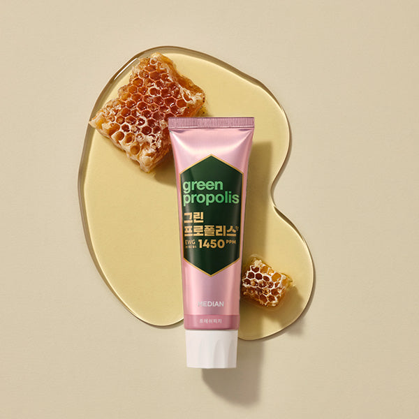 MEDIAN Green-Propolis Паста за зъби Свеж праскова 100г*3
