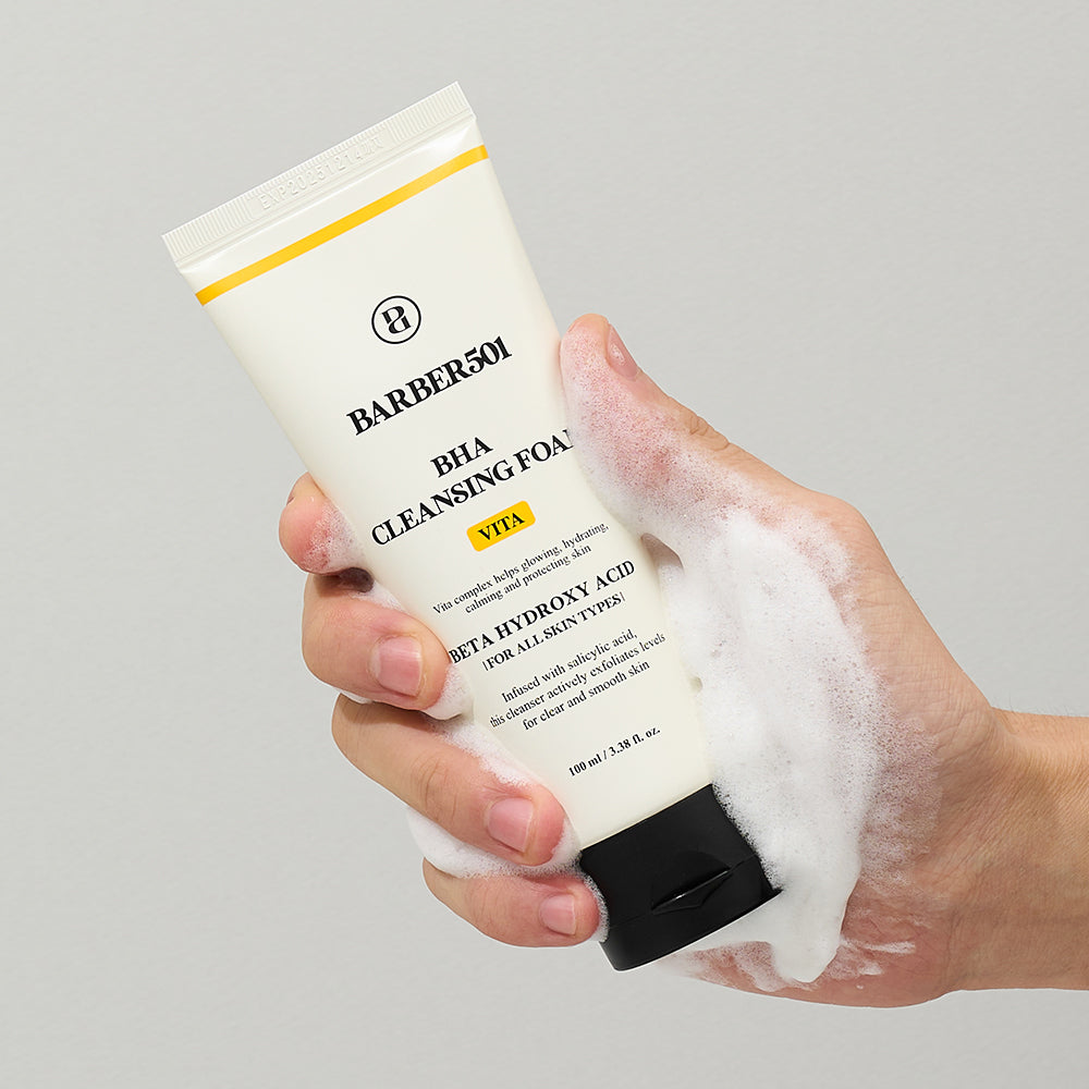 BARBER501 BHA Cleansing Foam 100ml #VITA