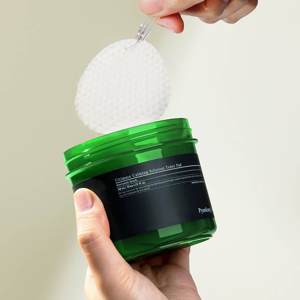 [Pyunkang Yul] Ultimate Calming Solution Toner Pad 70 Pads/140ml - TIANSHOP