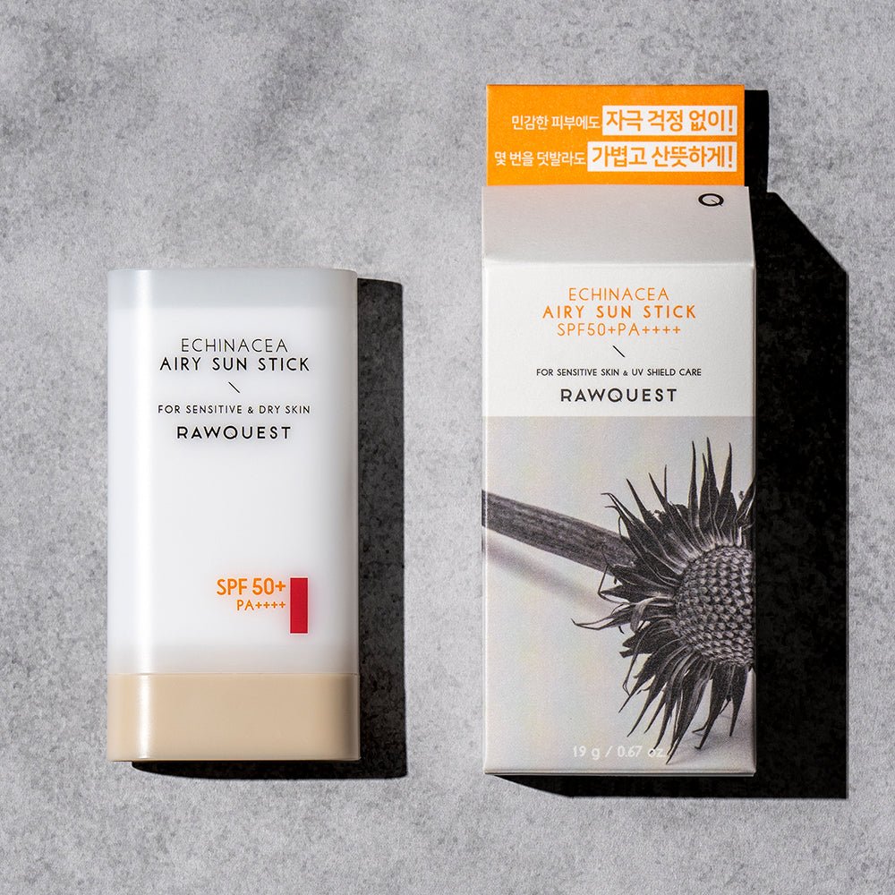 RAWQUEST Echinacea Airy Sun Stick SPF50+ PA++++ 19g - TIANSHOP