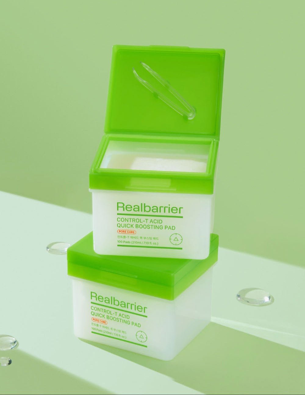 [Real Barrier] CONTROL - T Acid Quick Boosting Pad 210ml/100pads - TIANSHOP