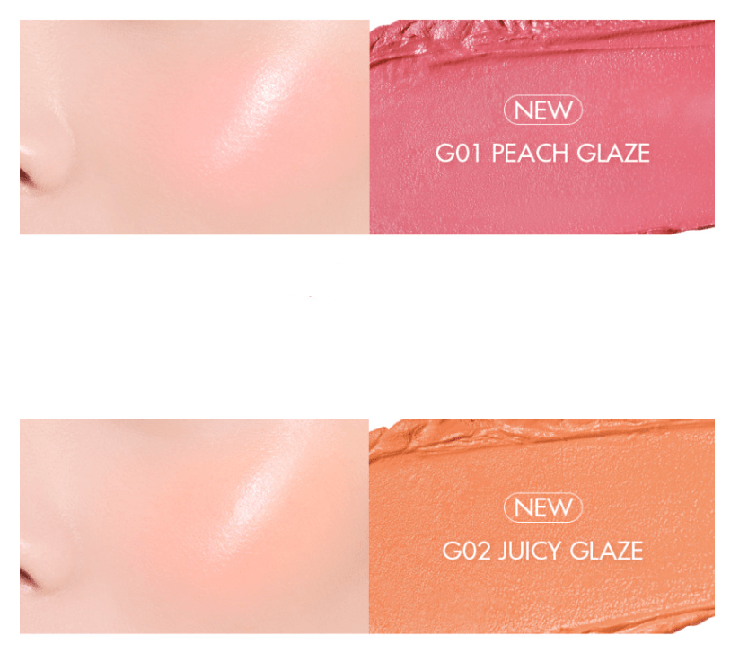 rom&nd Better Than Cheek GLAZED 2.4g (2 Colors) - TIANSHOP