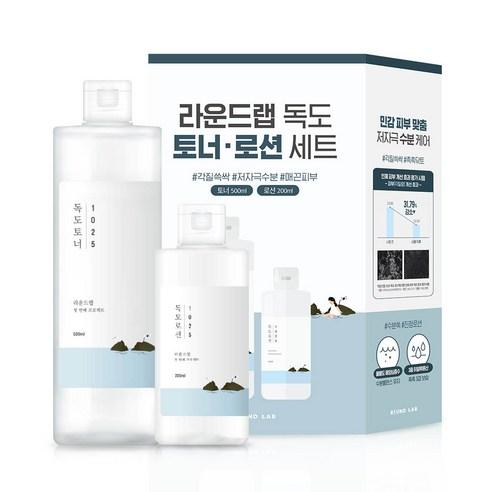 Round Lab 1025 Dokdo Toner 500ml + Lotion 200ml Special Set - TIANSHOP