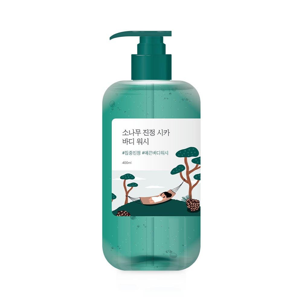 Round Lab Pine Calming Cica Body Wash 400ml - TIANSHOP