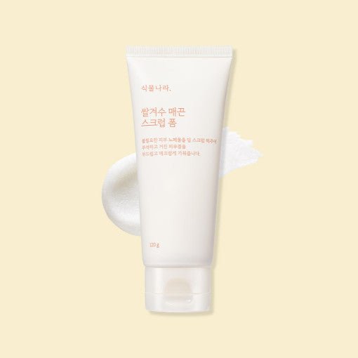 Shingmulnara Rice Bran Water Scrub Foam 120g - TIANSHOP