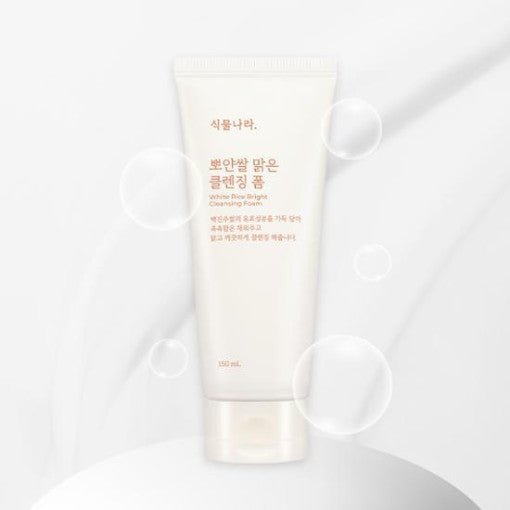 Shingmulnara White Rice Bright Cleansing Foam 150ml - TIANSHOP