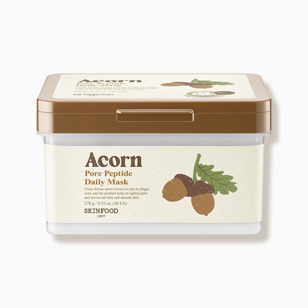 SKINFOOD Acorn Pore Peptide Daily Mask 270g/30ea - TIANSHOP