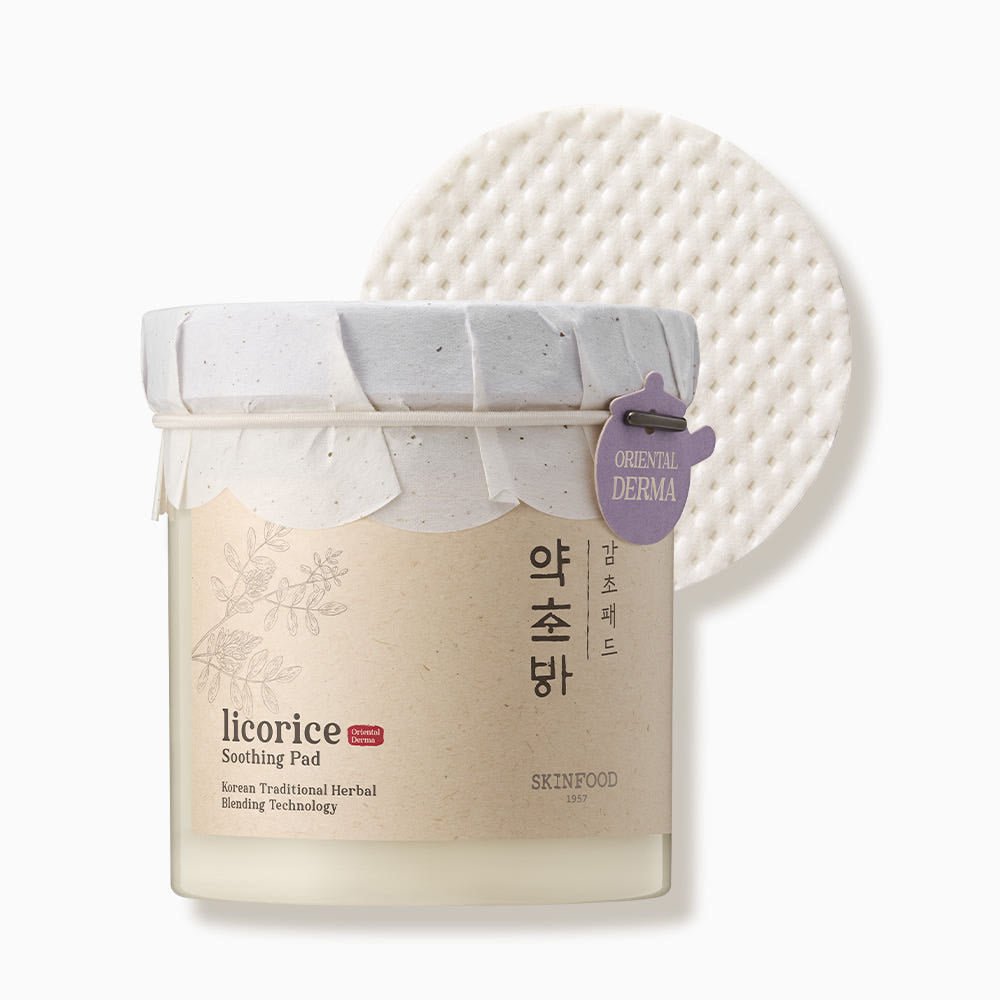 SKINFOOD Licorice Soothing Pad 250g/60ea - TIANSHOP