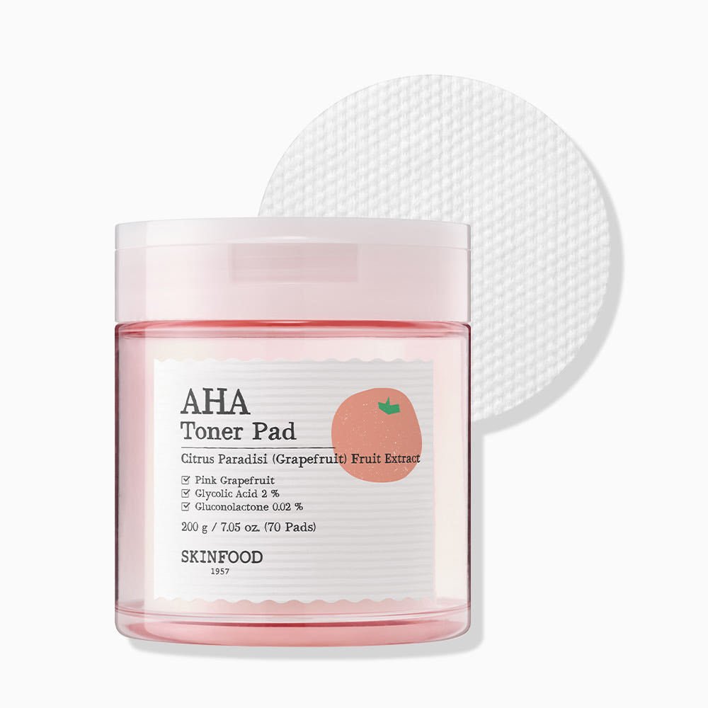 SKINFOOD Pink Grapefruit AHA Toner Pad 200g/70P - TIANSHOP
