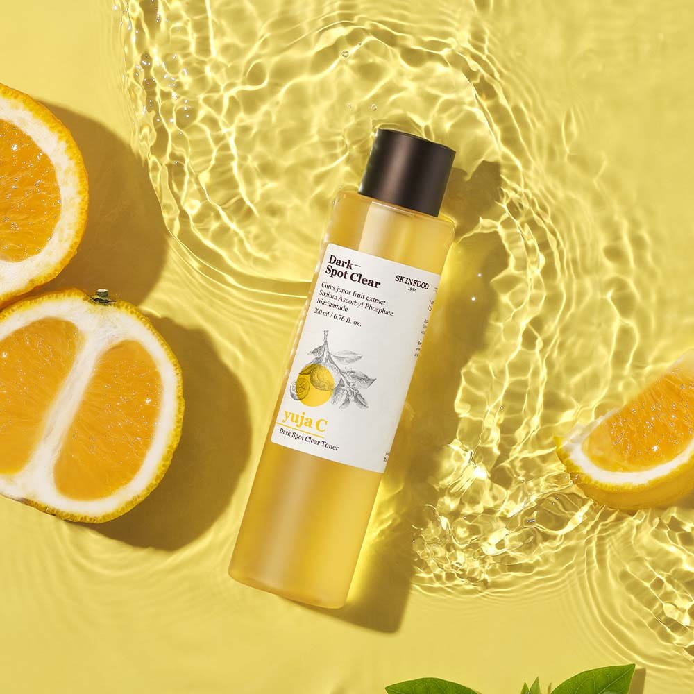 SKINFOOD Yuja C Dark Spot Clear Toner 200ml - TIANSHOP