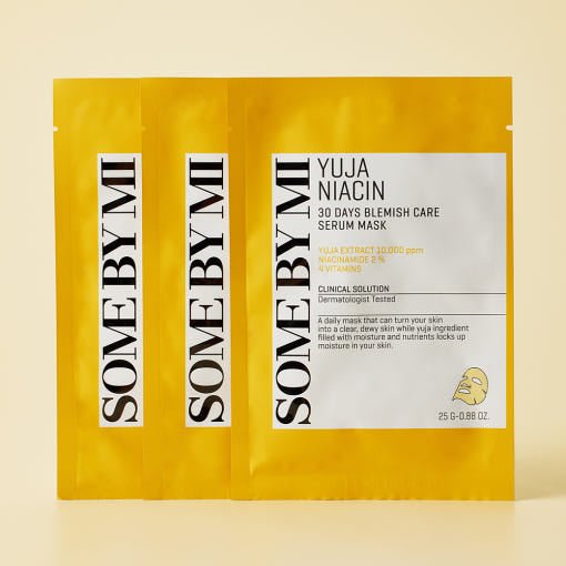 [SOME BY MI] Yuja Niacin Blemish Care Serum Mask 25g*10ea - TIANSHOP