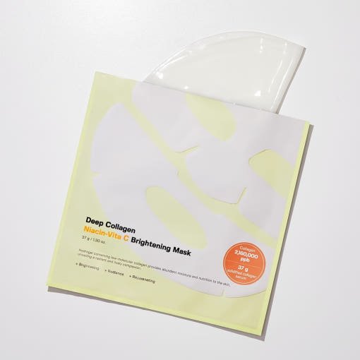 SUNGBOON EDITOR Deep Collagen Niacin - Vita C Brightening Mask 37g X 4ea - TIANSHOP