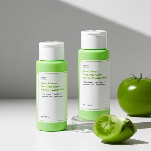 SUNGBOON EDITOR Green Tomato Deep Pore Clean Enzyme Powder Wash 50g - TIANSHOP