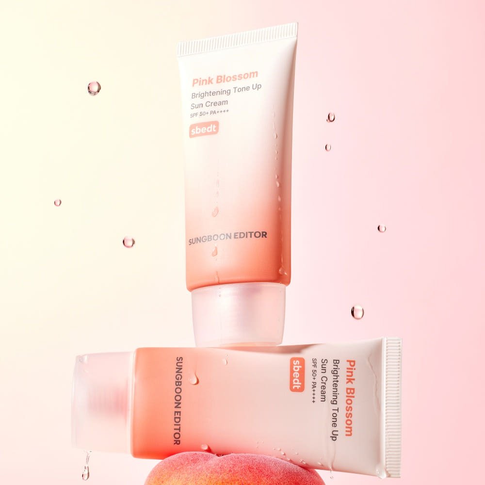 SUNGBOON EDITOR Pink Blossom Brightening Tone Up Sun Cream SPF 50+ PA+++ 50ml - TIANSHOP