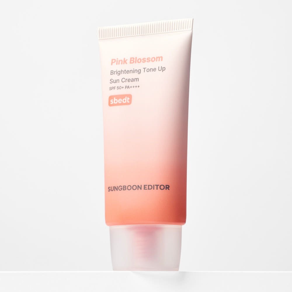 SUNGBOON EDITOR Pink Blossom Brightening Tone Up Sun Cream SPF 50+ PA+++ 50ml - TIANSHOP