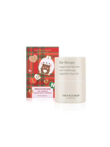 THE FACE SHOP The Therapy Vegan Multi Lipcerin 15ml (MOLANG Edition) - TIANSHOP