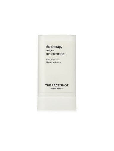 THE FACE SHOP The Therapy Vegan Sunscreen Stick SPF50+ PA++++ 18g - TIANSHOP
