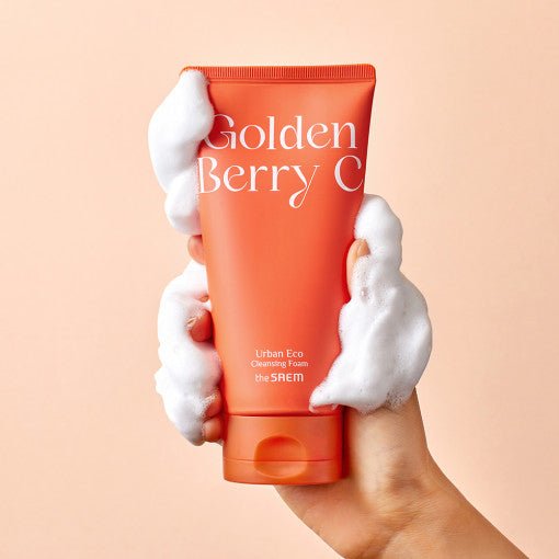 The SAEM Urban Eco Golden Berry C Cleansing Foam 150ml - TIANSHOP