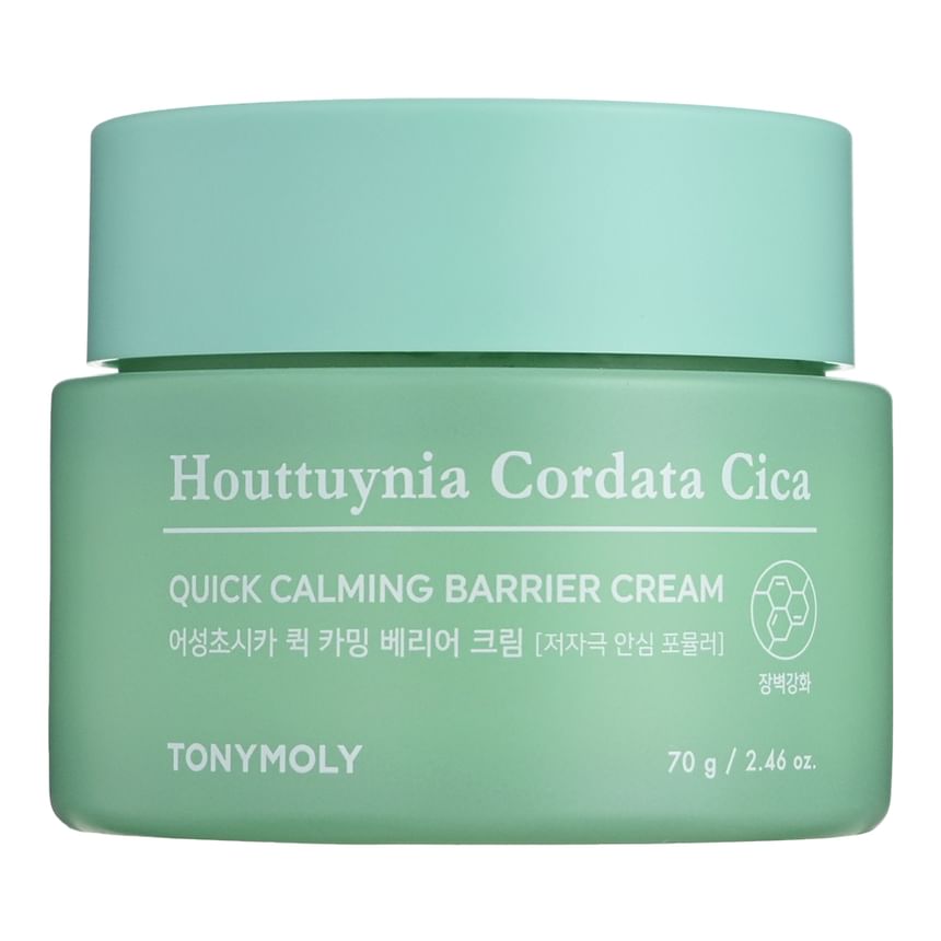 TONYMOLY Houttuynia Cordata Cica Quick Calming Barrier Cream 70g - TIANSHOP