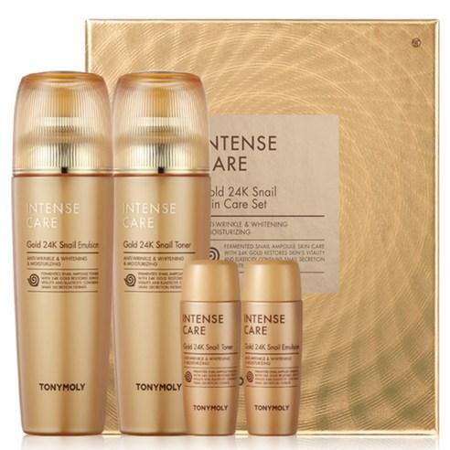 TONYMOLY Intense Care Gold 24K Snail 2 Set - TIANSHOP