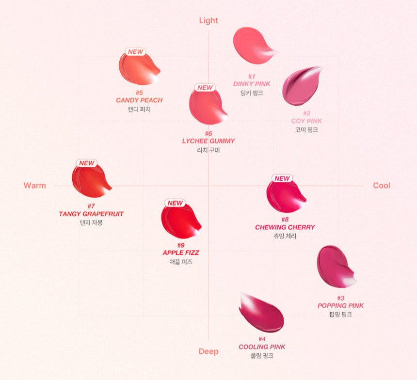 [TOO COOL FOR SCHOOL] Glossy Blaster Tint 3.4g (9colors) - TIANSHOP