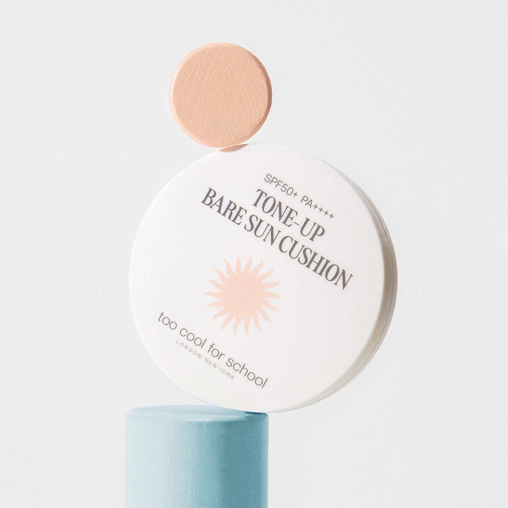 [TOO COOL FOR SCHOOL] Tone - Up Bare Sun Cushion SPF50+PA++++ 15g - TIANSHOP