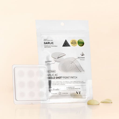 VT Garlic AC Reedle Shot Point Patch 9ea - TIANSHOP